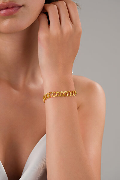 ZEYNEPLİ GOLD 14 AYAR ALTIN SAMANYOLU BİLEKLİK