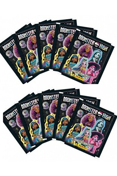 Next Plus Autocolante licențiate Monster High Be Unique, Be Monstrous, lipsesc 10 pachete (50 de autocolante)