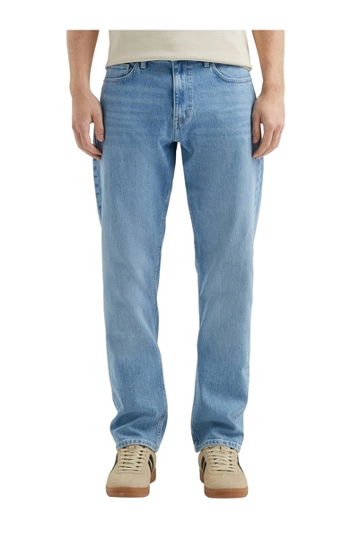 QS by s.Oliver Blugi Q/S by s.Oliver Pete pentru bărbați, croială regulată cu talie medie, albaștri