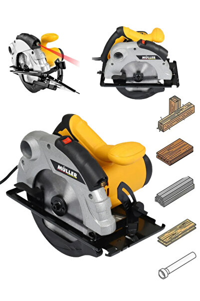 Pro Müller Alman 4000 Watt Lazerli Bakir Sargili Metal Şanzuman Sunta Kesme Daire Testere Makinesi 185 Mm