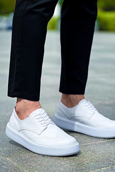 Zerenyus Ανδρικά καθημερινά παπούτσια Casual Premium Changer Over Λευκά