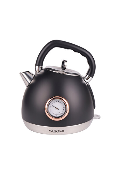 Yasomi YK-880ST 2200W 360° Döner Taban Kablosuz Kullanım Retro Su Isıtıcı Kettle