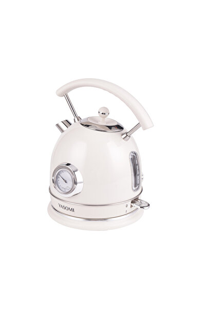 Yasomi YK-823NTSL 2200W 360° Döner Taban Kablosuz Kullanım Retro Su Isıtıcı Kettle