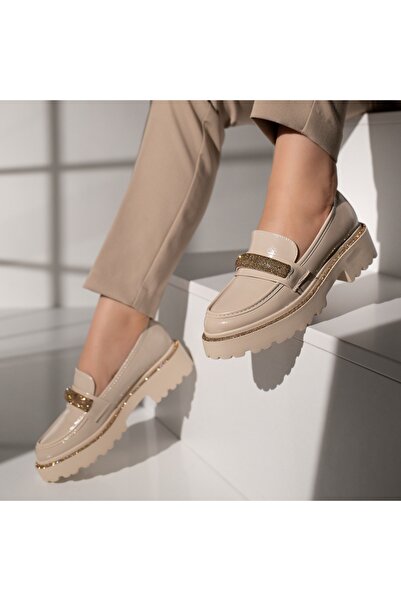 Modlet.ro Women's beige casual shoes MOD11874