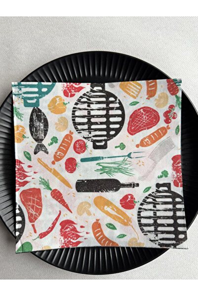 Mank Șervețele de masă festive, SoftPoint - Grill Party / 40x40 cm / 20 buc