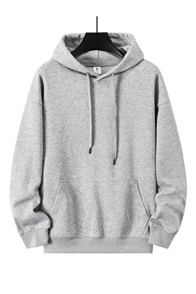 EXPECTED Унисекс прекалено голяма качулка с джобове сезонна суитшърт качулка 2 връзки