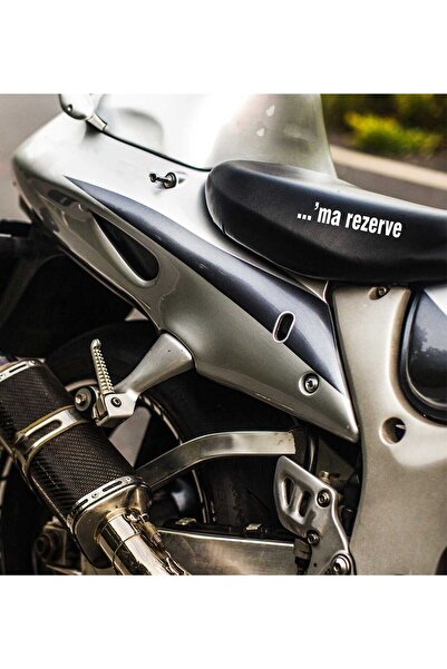 Altınuç Art Design Beyaz Renk 22 x 4 cm Kişiye Özel Rezerve Yazısı Motor Araç...