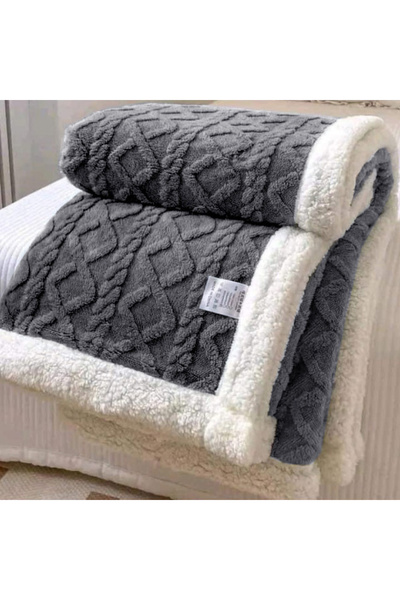OEM Fluffy fur blanket, double, 200x230 cm, PUB22
