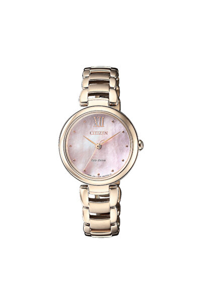 Citizen Women's Analog Pink Dial Watch - EM0533-82Y