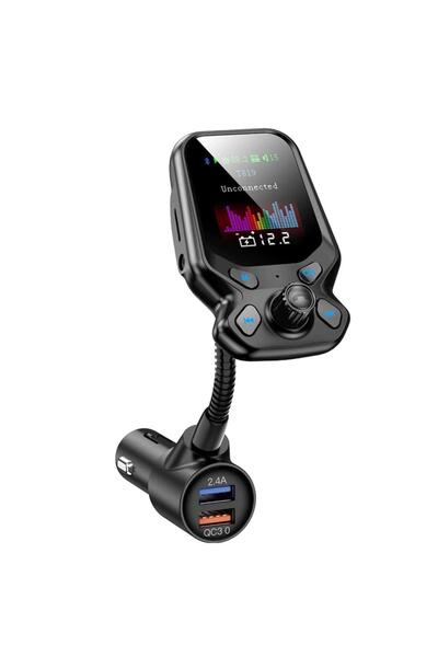 Guangzhou Fuzhixiang Auto Accessories Co Fm modulator large screen color LCD 1.77 Bluetooth 4.2 supports U disk and TF card max 32G USB Mp3"