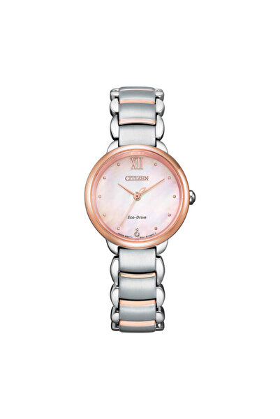 Citizen Women's Analog Rose Gold Dial Watch - EM0924-85Y