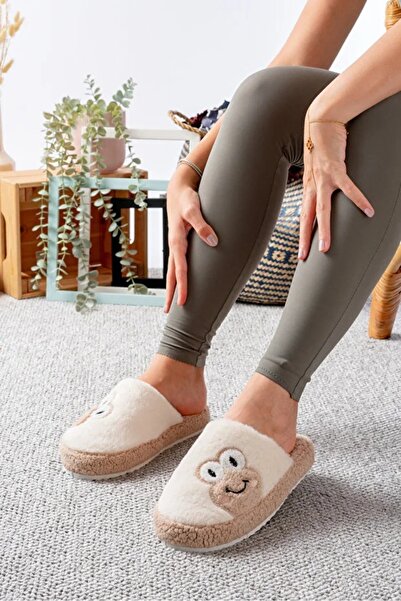 BURAK ALDAY SHOES Жіночі капці для дому з безшумною підошвою Frog Figurlu плюшеві домашні капці