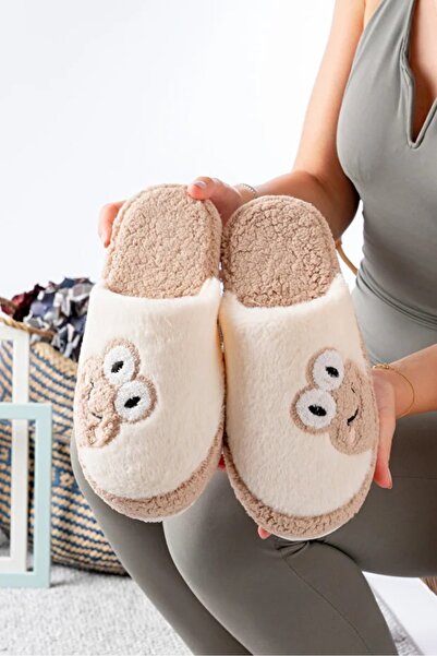 BURAK ALDAY SHOES Жіночі капці для дому з безшумною підошвою Frog Figurlu плюшеві домашні капці