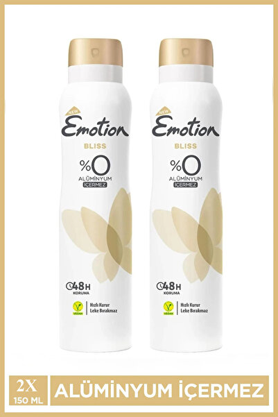 Royaleks 2 Adet Emotion Bliss Kadın Vegan Deodorant 150 Ml Hızlı Kurur , Leke...