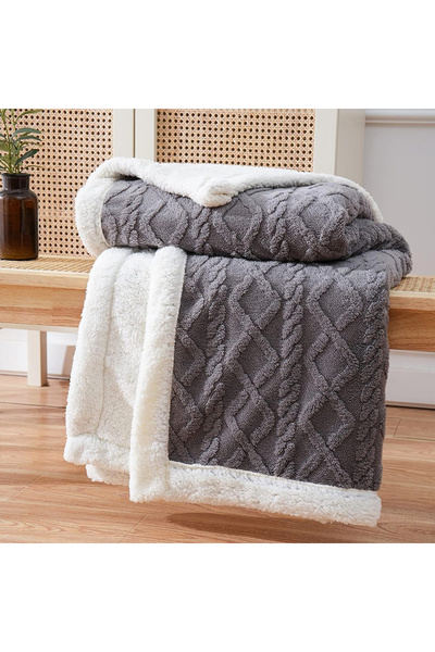 OEM Fluffy fur blanket, double, 200x230 cm, PUB22