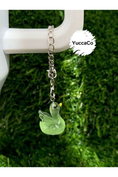 YuccaCo Accessorize Your Life Glow-In-The-Dark Swan Thermos Ornament/Swan The...