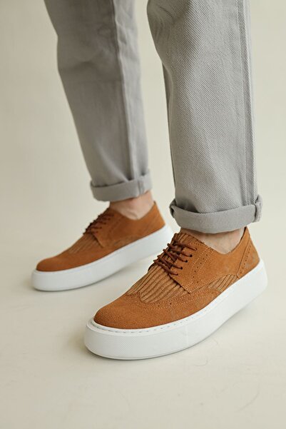 Zerenyus Luxcry Premium Men's Daily Casual Shoes Suede Tan