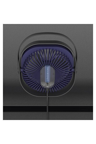 Flippy USB Mini Desk Fan, 360° Rotation, 3 Speeds, 1500 mA, 13.5 x 12.8 cm, Blue