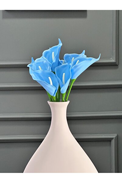 BLUE Wet Gala, No Fade, No Yellowing, Real Textured Bunch of 8