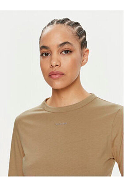 Calvin Klein Γυναικεία Μπλούζα K20K207572 Μπεζ