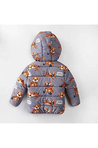 My Hanne Tiger Patterned Baby Boy Coat 51329