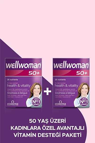 Wellwoman 50 Yaş Ve Üzeri Kadınlara Özel Avantajlı Vitamin Desteği Paketi