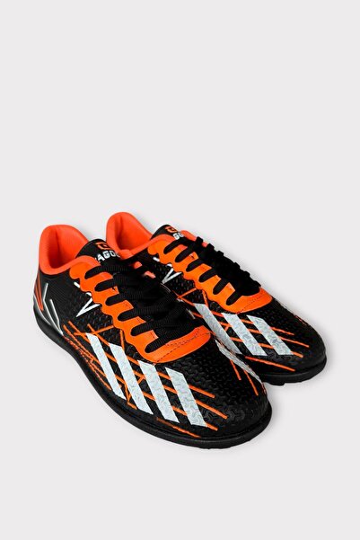 Liger Чоловічі футбольні бутси для гри на штучному покритті ЧОРНИЙ ОРАНЖЕВИЙ