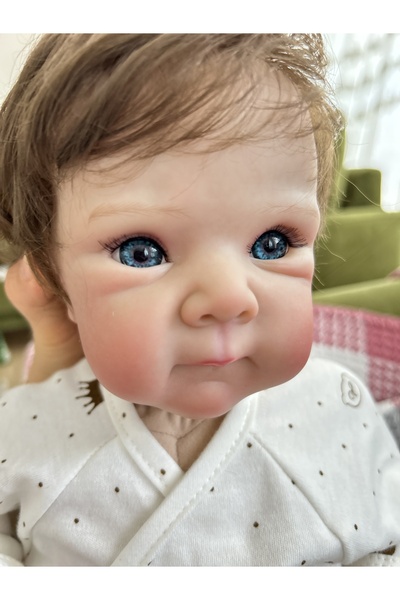 Rosaland0 Gerçekçi Oyuncak Bebek - 49 cm