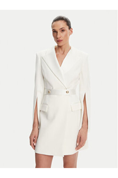 Imperial Rochie de cocktail pentru femei ADAZJAWC Ecru