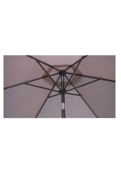 Flippy Patio/Garden Umbrella, Height 2.5 m, Diameter 2.30 m, Crank/Tilt, Grey