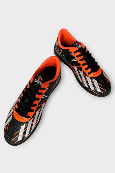 Liger Чоловічі футбольні бутси для гри на штучному покритті ЧОРНИЙ ОРАНЖЕВИЙ