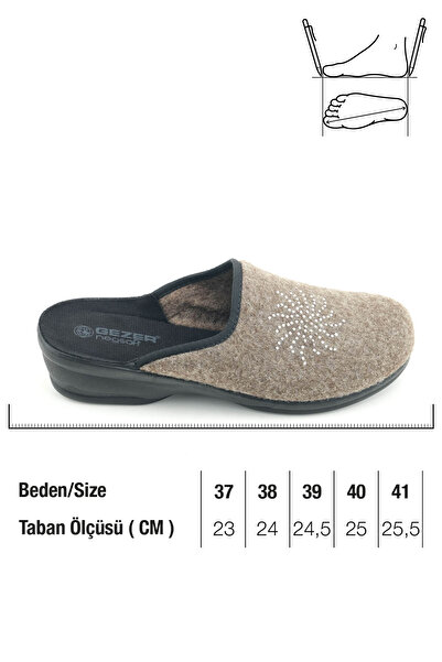 GEZER Women's Winter Home Garden High Heel Slippers