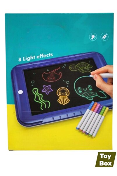 Toybox Children Education Learning Plastic Drawing Pad Luminous Light up Art Drawing Board