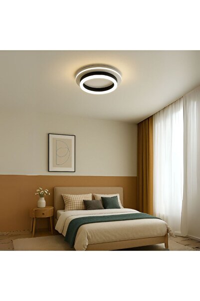 ALC-Shop ΣΥΓΧΡΟΝΟΣ πολυέλαιος LED 24W, Διάμετρος 20, Στρογγυλός, Ψυχρό/Ζεστό/Ουδέτερο φως, Μαύρος