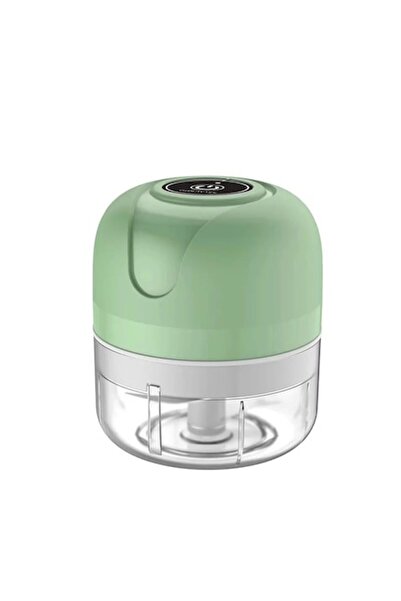 dalimag Mini Electric Cordless Portable Chopper, 100ML, Stainless Steel Blades, Green,