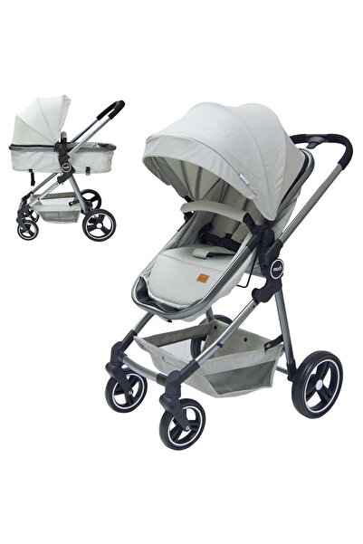 Moon Pro 2-in-1 Baby Stroller – Convertible to Carrycot, Reversible Pram (0–3 yrs, 0–18 kg)-MNBGSGY03