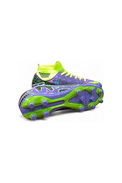 GÜLERSHOES Garantili Orijinal Bilekli Çoraplı Krampon Genç Dişli Halı Saha 36-37-38-39 Numara