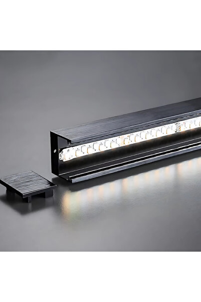 Alista Home LED Chandelier with Remote Control LINEX, 63 W, 6 Elements, Linear, Cold/Warm/Neutral Light, Dimmable, Black