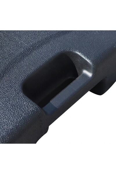 Flippy Βάση ομπρέλας πλαστική, Flippy, τετράγωνη, 22 λίτρα, μαύρη