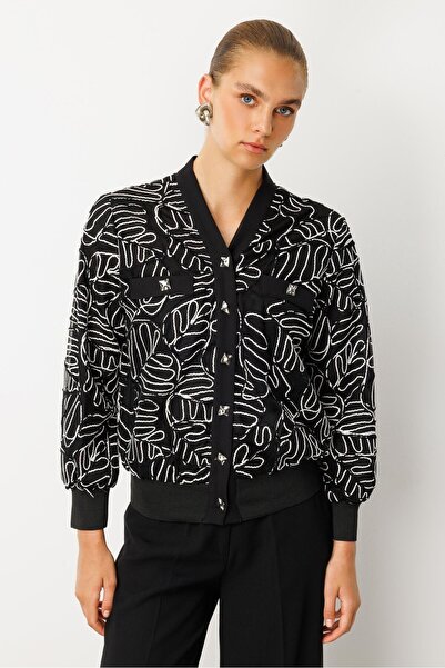 Moda İlgi Modailgi Düz Kumaş Garni Detaylı Fermuar Kapamalı Torba Cepli Kordo...