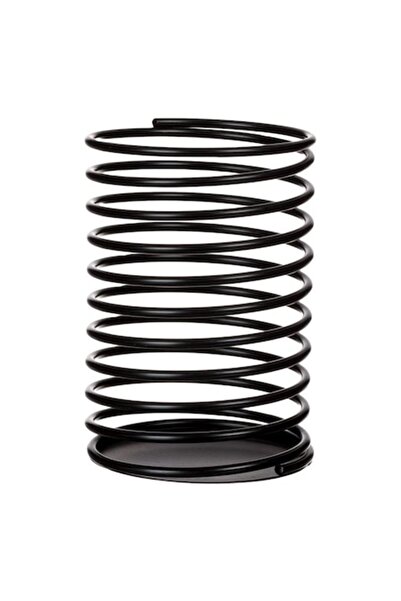 Herum Metal Desk Organizer Herum, Spiral Shape for Writing Instruments, Black, 7x10 cm