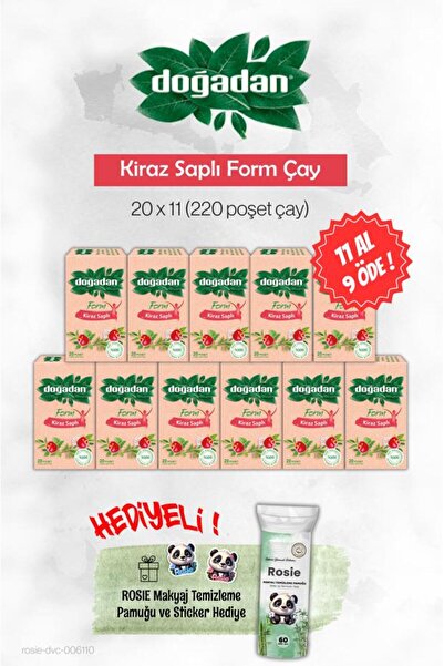 Doğadan Kiraz Saplı 20'li Çay 11 AL 9 ÖDE ve Rosie Pamuk