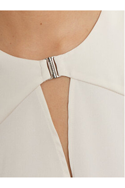 Calvin Klein Γυναικεία Μπλούζα K20K207650 Εκρού