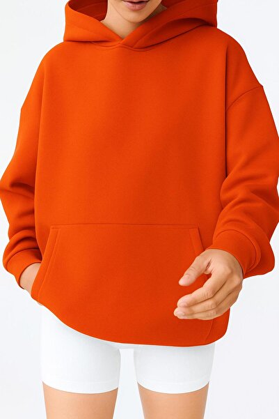 BENROMA سترة رياضية بقلنسوة للجنسين مصنوعة من القطن الممشط بثلاث خيوط