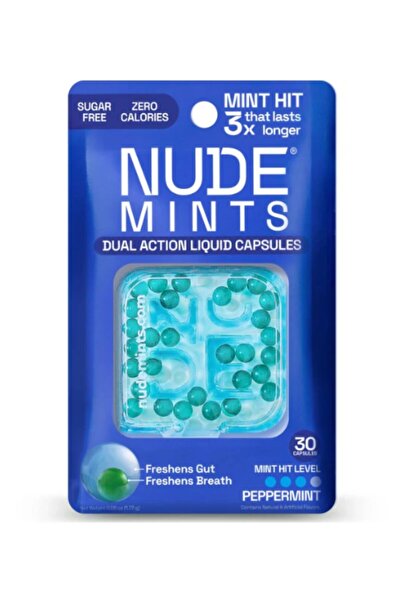 NUDE MINT نود مينت كبسولة نعناع مزدوجة المفعول – 30 كبسولة