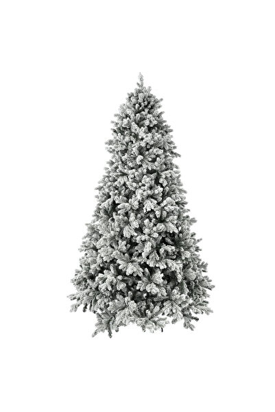 BraziPremium Brad de Crăciun artificial cu zăpadă, pin zahăr, 210 cm