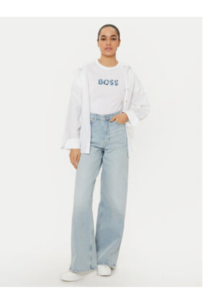 BOSS Tricou damă 50535322 alb