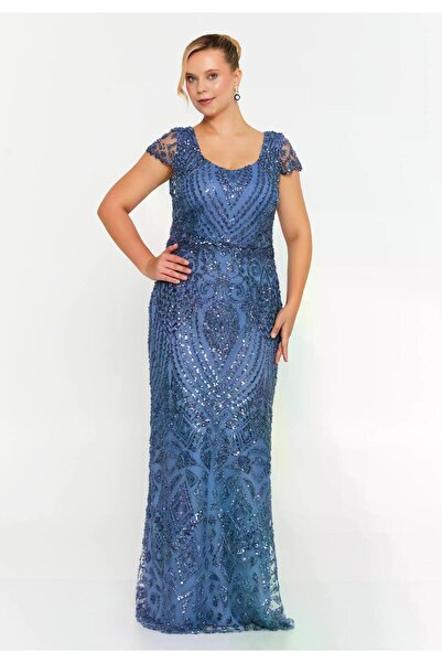 MAXXE 6138PAY PAYETLİ ELBİSE