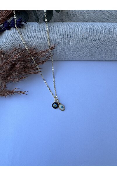 M Miel Nazar Boncuğu El Detay Kolye