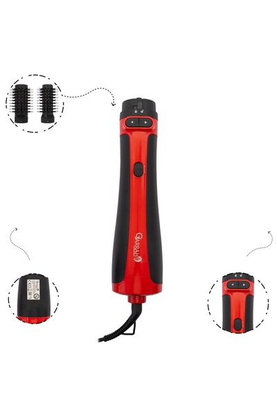 Gjarrah 2-in-1 Brush Hair Dryer HB-3000 – Professional Styling & Drying Tool (1000-1200W)